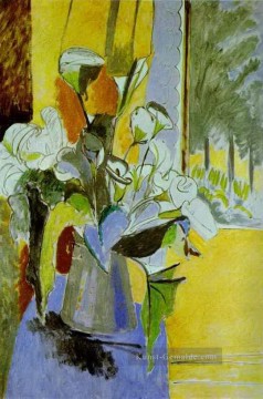  blumen - Blumenstrauß auf der Veranda 191213 abstrakter Fauvismus Henri Matisse